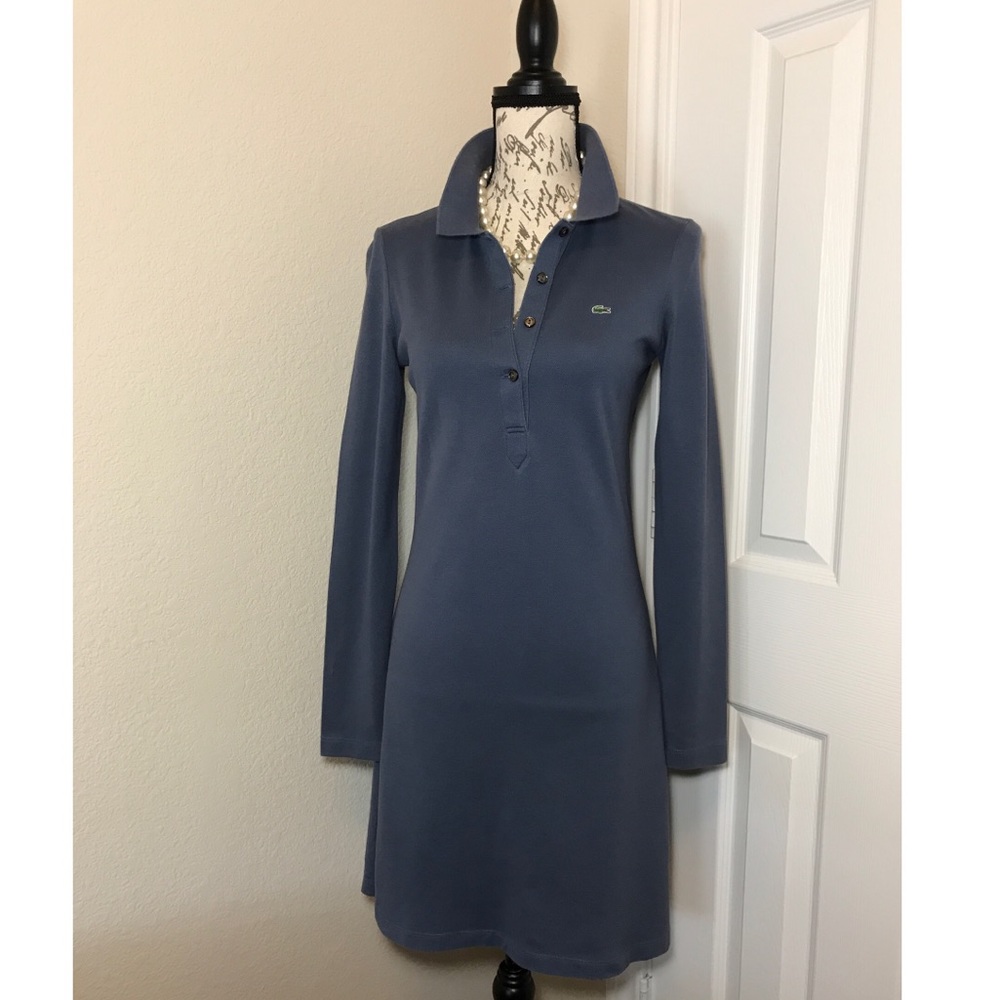 Lacoste Long Sleeve Dress